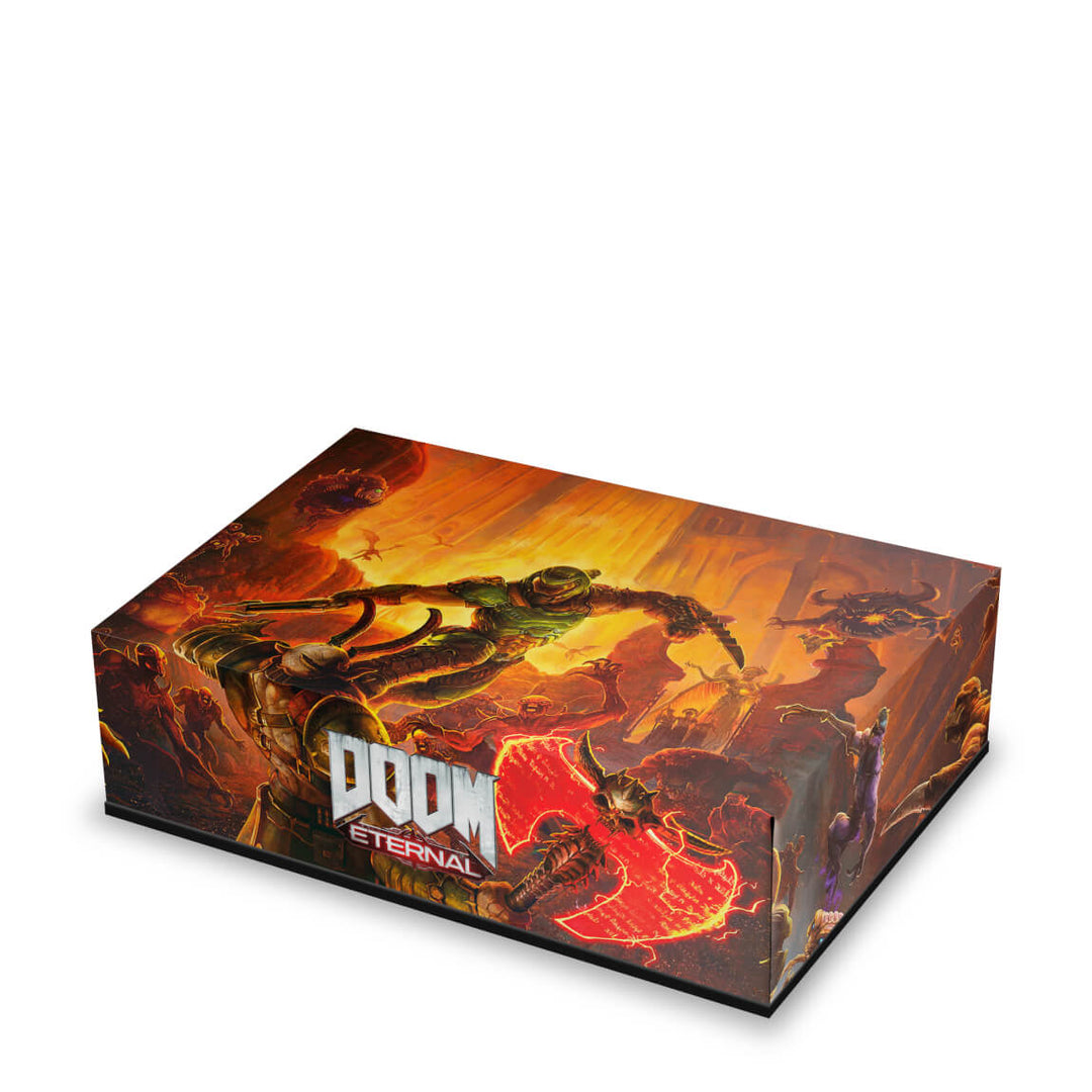 Capa Anti Poeira PS5 Fat Horizontal - Doom Eternal - Pop Arte Skins - foto 2