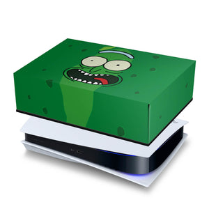PS5 Fat Capa Anti Poeira - Pickle Rick And Morty