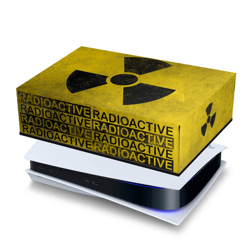 Capa Anti Poeira PS5 Fat Horizontal - Radioativo