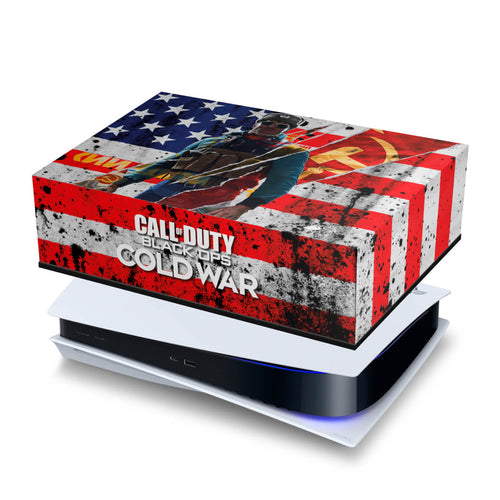 Capa Anti Poeira PS5 Fat Horizontal - Call Of Duty Cold War