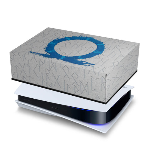 Capa Anti Poeira PS5 Fat Horizontal - God Of War Ragnarok