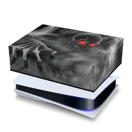 Capa Anti Poeira PS5 Fat Horizontal - Caveira Skull