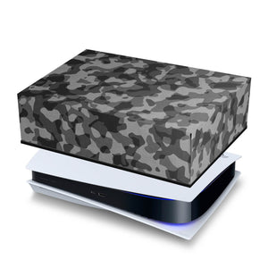 PS5 Fat Capa Anti Poeira - Camuflado Cinza