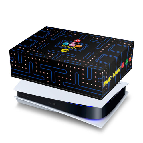 Capa Anti Poeira PS5 Fat Horizontal - Pac Man