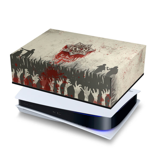 Capa Anti Poeira PS5 Fat Horizontal - The Walking Dead