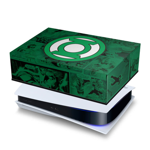 Capa Anti Poeira PS5 Fat Horizontal - Lanterna Verde Comics