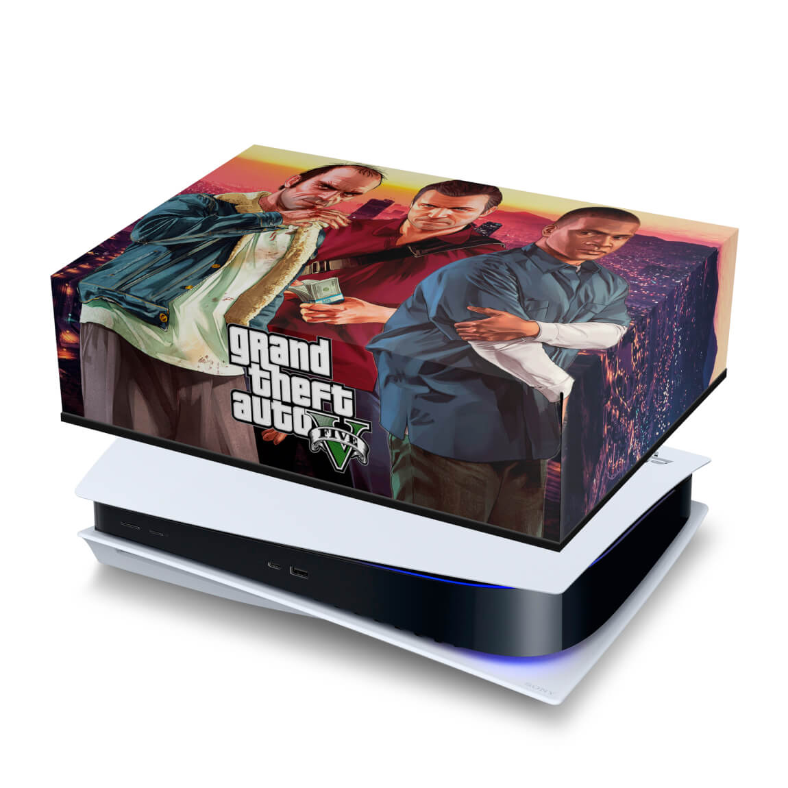 PS5 Fat Capa Anti Poeira - GTA V