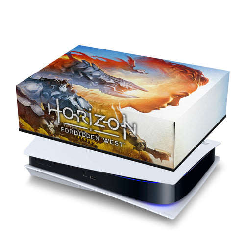 Capa Anti Poeira PS5 Fat Horizontal - Horizon Forbidden West