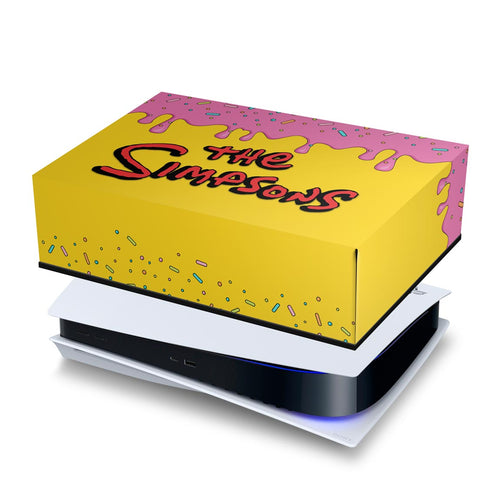 Capa Anti Poeira PS5 Fat Horizontal - The Simpsons