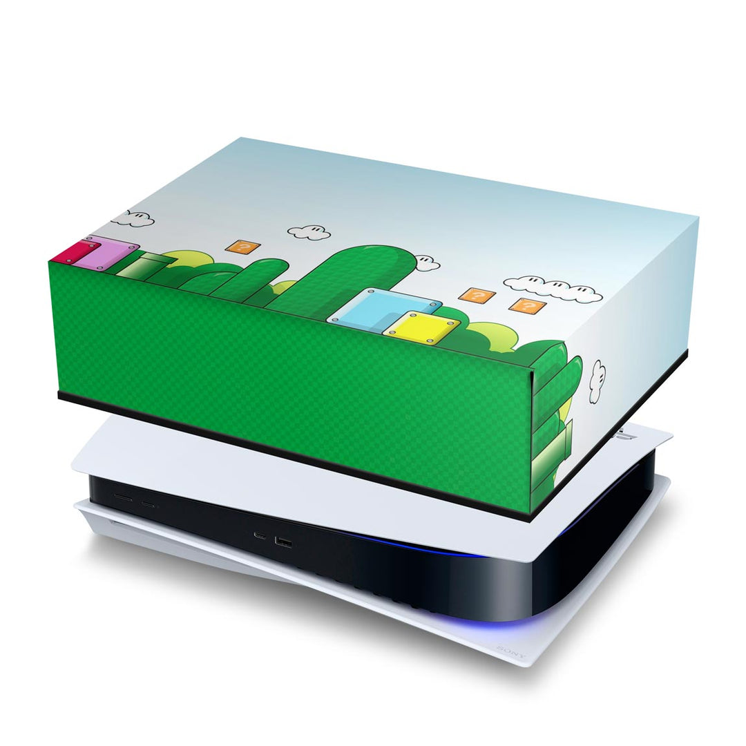 PS5 Fat Capa Anti Poeira - Super Mario Bros