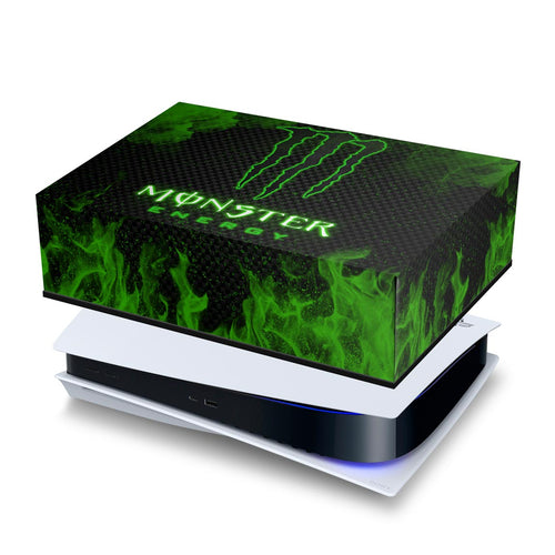 Capa Anti Poeira PS5 Fat Horizontal - Monster Energy Drink