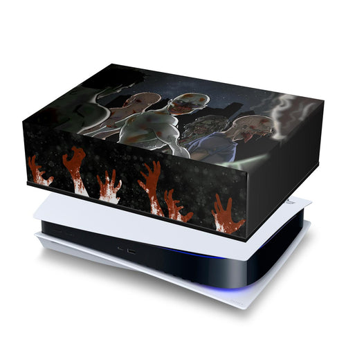 Capa Anti Poeira PS5 Fat Horizontal - Zombie Zumbi The Walking