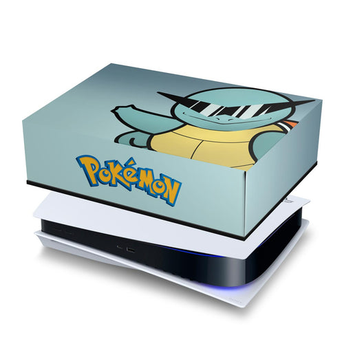 Capa Anti Poeira PS5 Fat Horizontal - Pokemon Squirtle