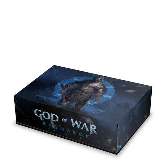 Capa Anti Poeira PS5 Fat Horizontal - God of War Ragnarok B