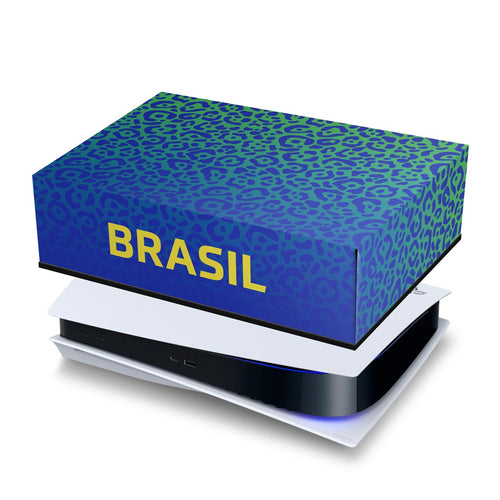 Capa Anti Poeira PS5 Fat Horizontal - Brasil