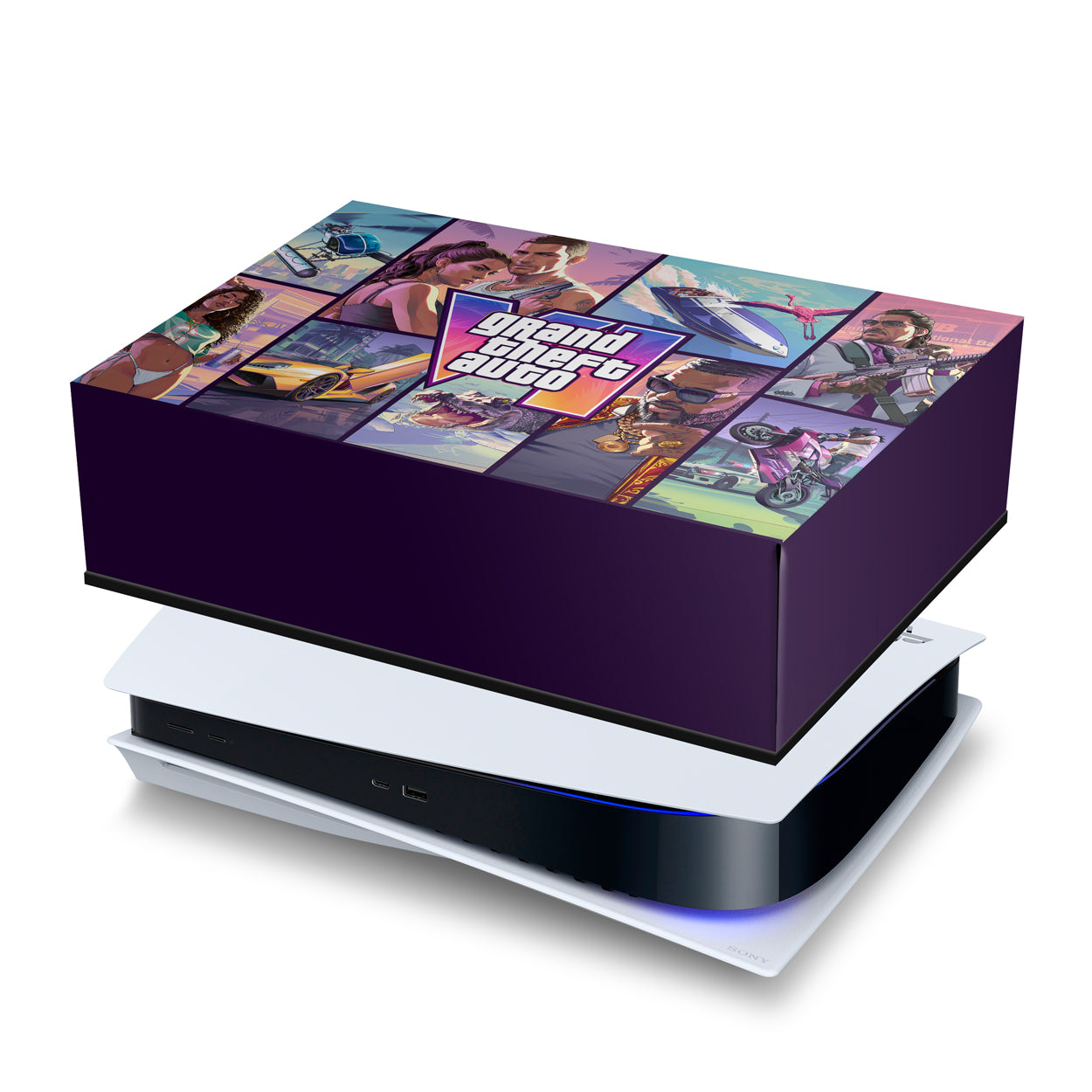 PS5 Fat Capa Anti Poeira Horizontal - Modelo 205