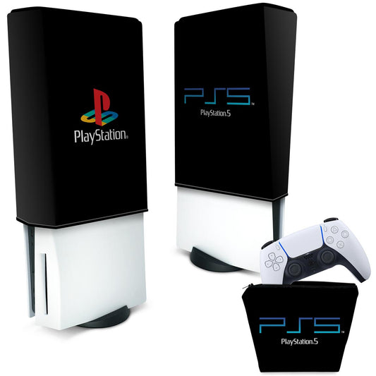 KIT Capa Anti Poeira e Case Controle PS5 Fat Vertical - Sony Playstation 5