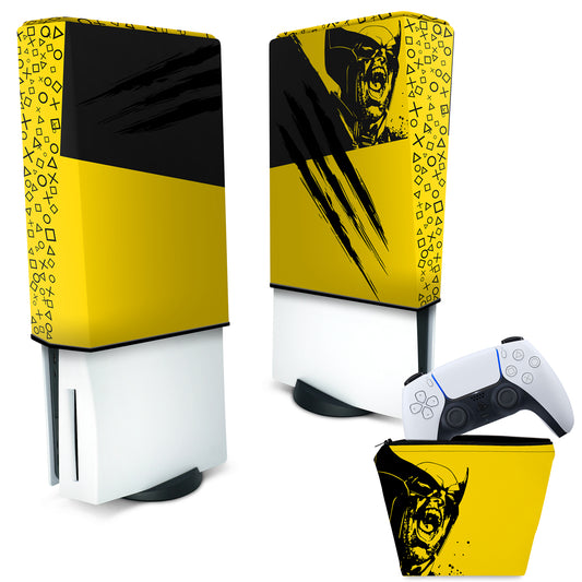 KIT Capa PS5 Fat Vertical e Case Controle - Modelo 207