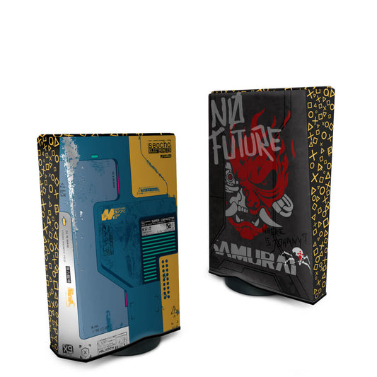 Capa PS5 Fat Anti Poeira Vertical - Cyberpunk 2077 Bundle