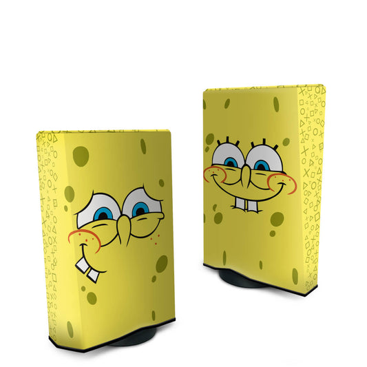 Capa Anti Poeira PS5 Fat Vertical - Bob Esponja