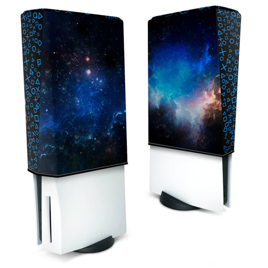 Capa Anti Poeira PS5 Fat Vertical - Universo Cosmos