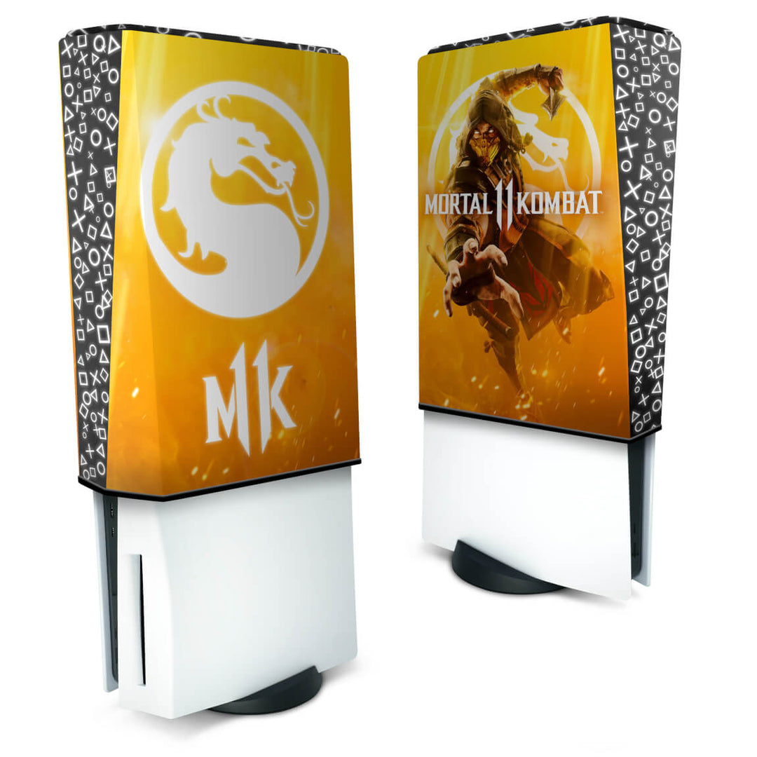 Capa Anti Poeira PS5 Fat Vertical - Mortal Kombat 11