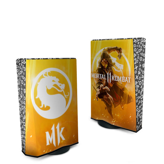 Capa Anti Poeira PS5 Fat Vertical - Mortal Kombat 11