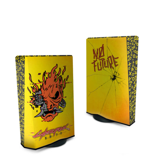 Capa PS5 Fat Anti Poeira Vertical - Cyberpunk 2077