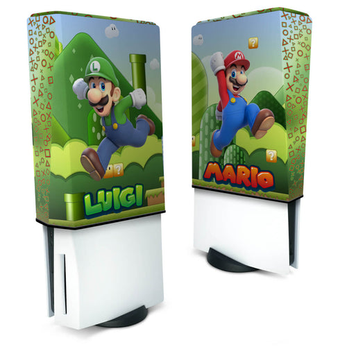 Capa Anti Poeira PS5 Fat Vertical - Super Mario