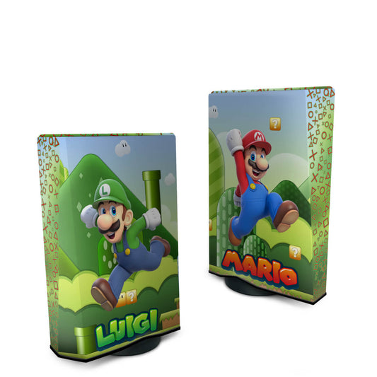 Capa PS5 Fat Anti Poeira Vertical - Super Mario