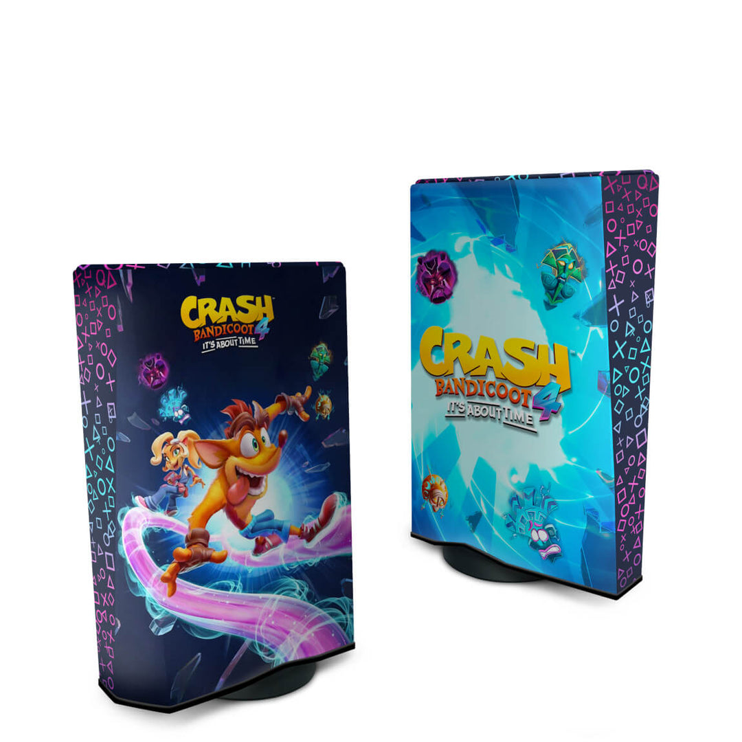 Capa Anti Poeira PS5 Fat Vertical - Crash Bandicoot 4 - Pop Arte Skins - foto 2