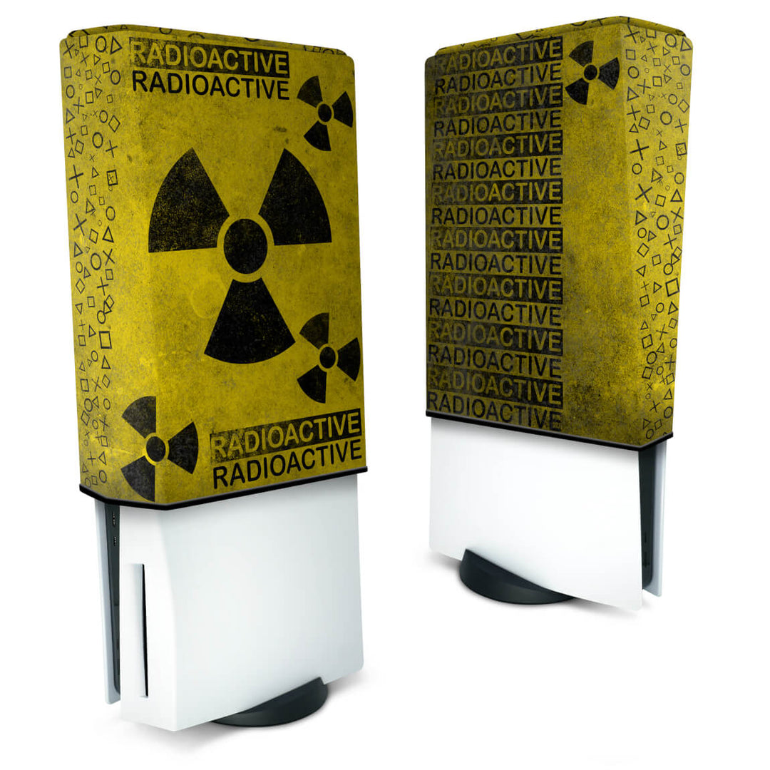 Capa Anti Poeira PS5 Fat Vertical - Radioativo