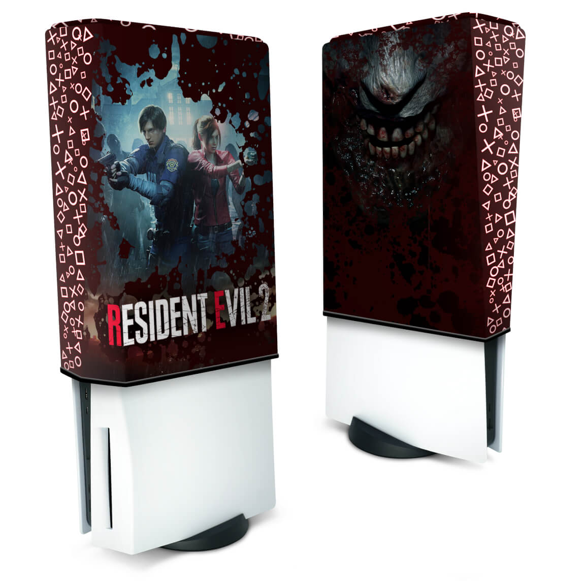 Capa PS5 Fat Anti Poeira - Resident Evil 2 Remake