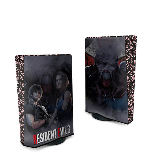 Capa PS5 Fat Anti Poeira Vertical - Resident Evil 3 Remake
