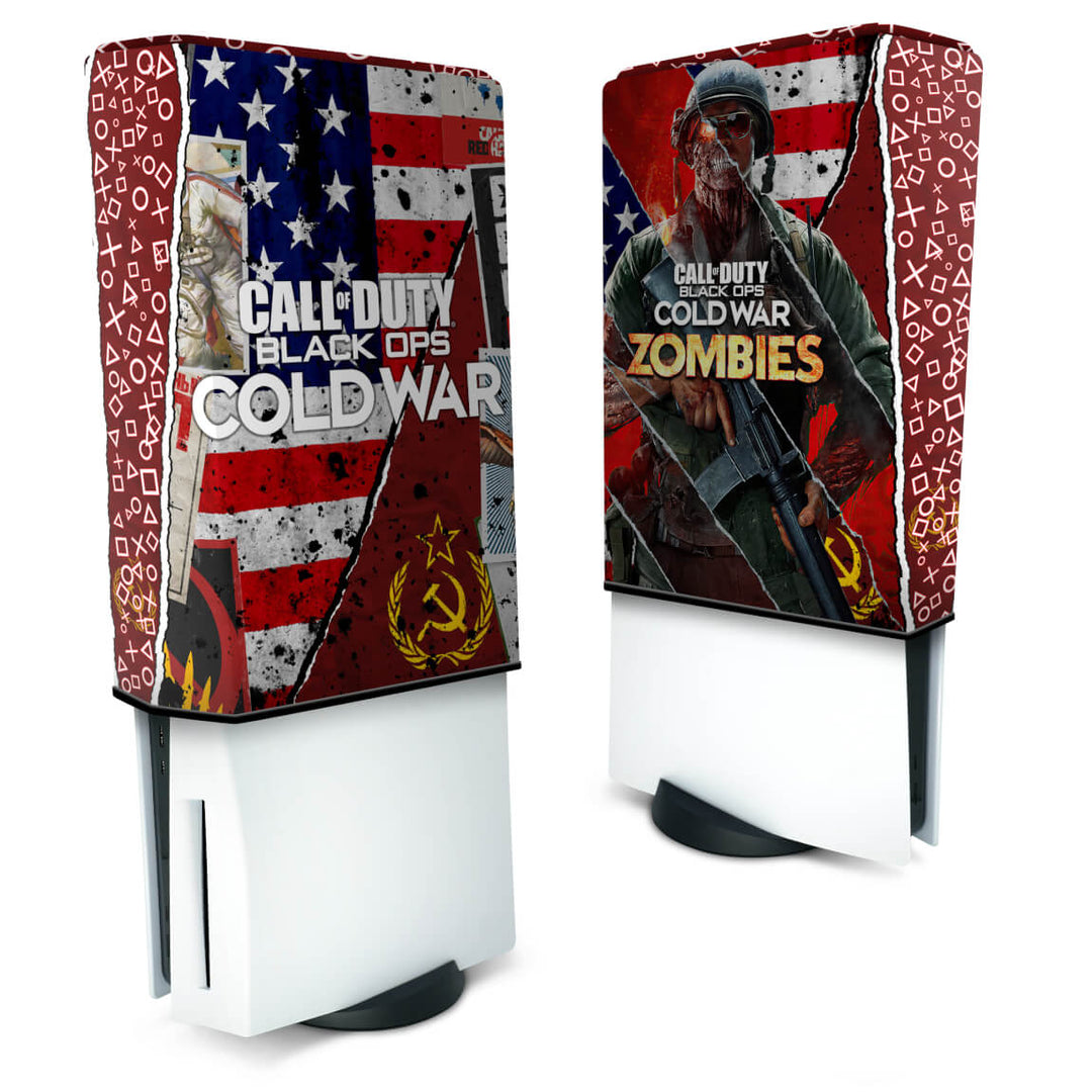 Capa Anti Poeira PS5 Fat Vertical - Call Of Duty Cold War