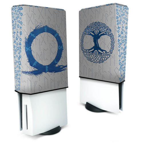 Capa Anti Poeira PS5 Fat Vertical - God Of War Ragnarok