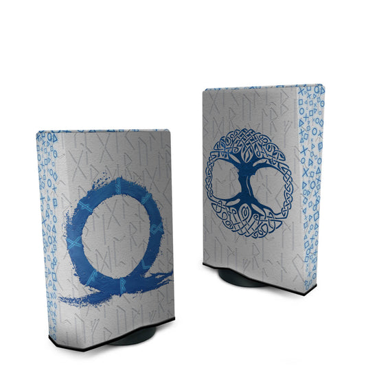 Capa PS5 Fat Anti Poeira Vertical - God Of War Ragnarok