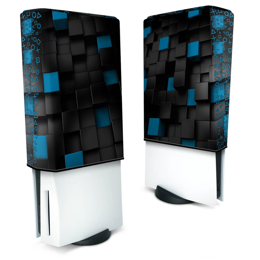 Capa Anti Poeira PS5 Fat Vertical - Cubos