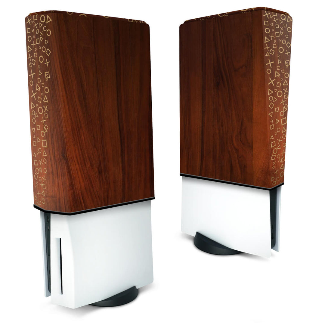 Capa Anti Poeira PS5 Fat Vertical - Madeira