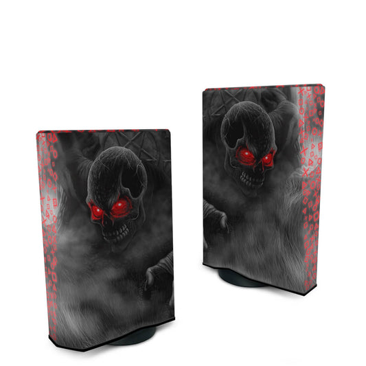 Capa Anti Poeira PS5 Fat Vertical - Caveira Skull