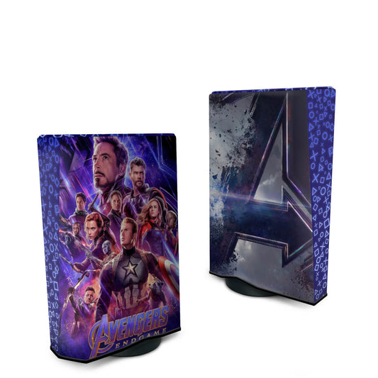 Capa PS5 Fat Anti Poeira Vertical - Vingadores Ultimato Endgame