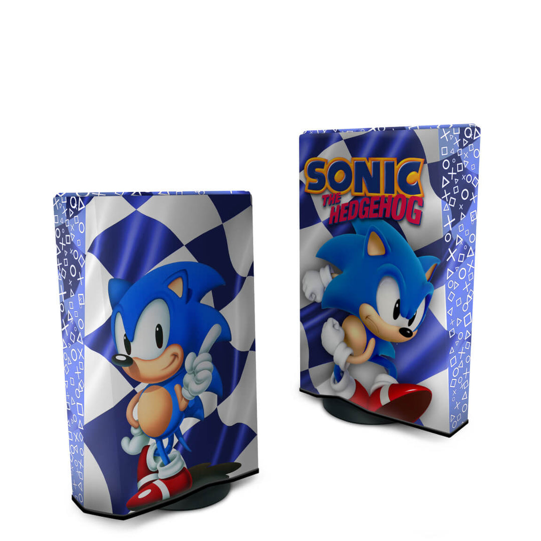 Capa Anti Poeira PS5 Fat Vertical - Sonic - Pop Arte Skins - foto 2