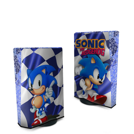 Capa PS5 Fat Anti Poeira Vertical - Sonic