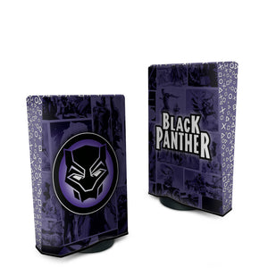 Capa Anti Poeira PS5 Fat Vertical - Pantera Negra Comics - Pop Arte Skins - foto 2