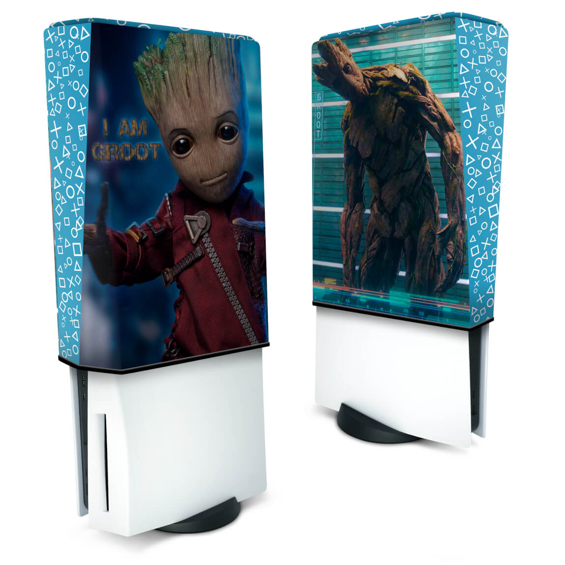 Capa Anti Poeira PS5 Fat Vertical - Baby Groot