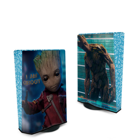 Capa Anti Poeira PS5 Fat Vertical - Baby Groot