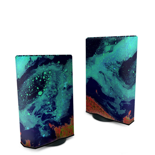 Capa Anti Poeira PS5 Fat Vertical - Abstrato #105