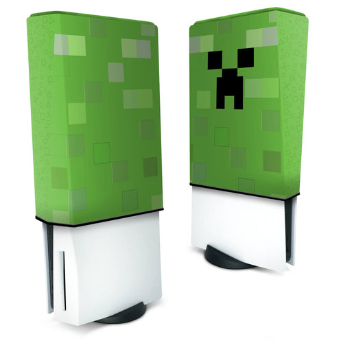 Capa Anti Poeira PS5 Fat Vertical - Creeper Minecraft