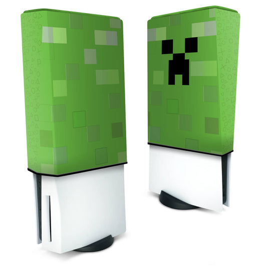 Capa PS5 Fat Anti Poeira - Creeper Minecraft