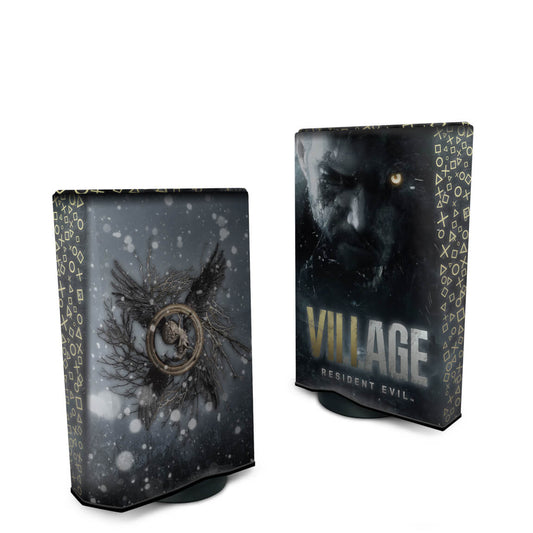 Capa Anti Poeira PS5 Fat Vertical - Resident Evil Village